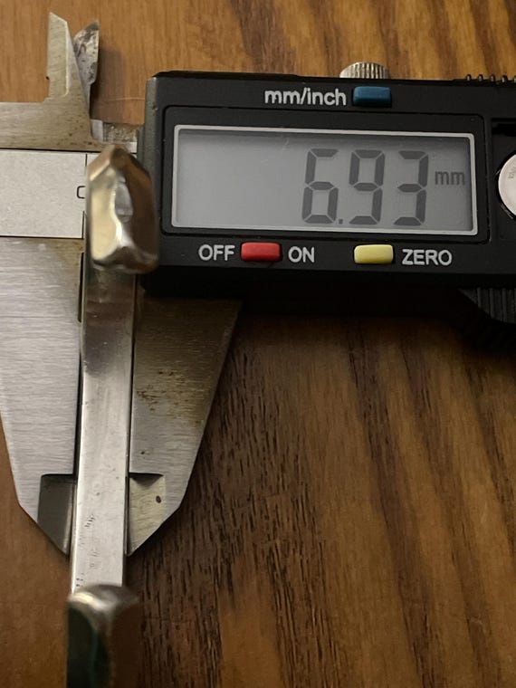 Silver Cuff Heavy Bracelet: Triangular design - image 6