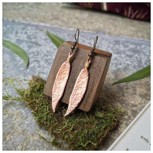 Copper Wire Earrings - Etsy