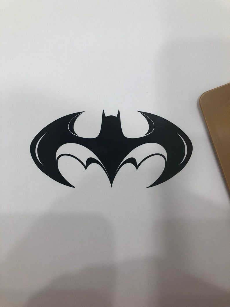 Batman symbol sticker decal Etsy