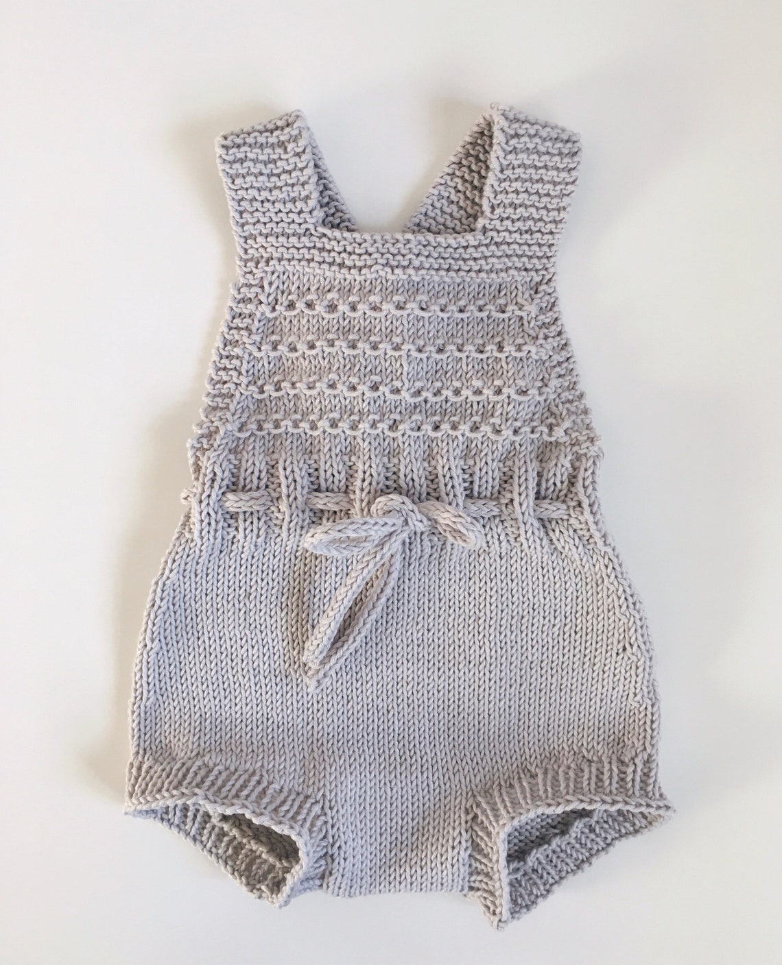 Soft Cotton Knitted Baby Dungarees Gender Neutral Playsuit | Etsy