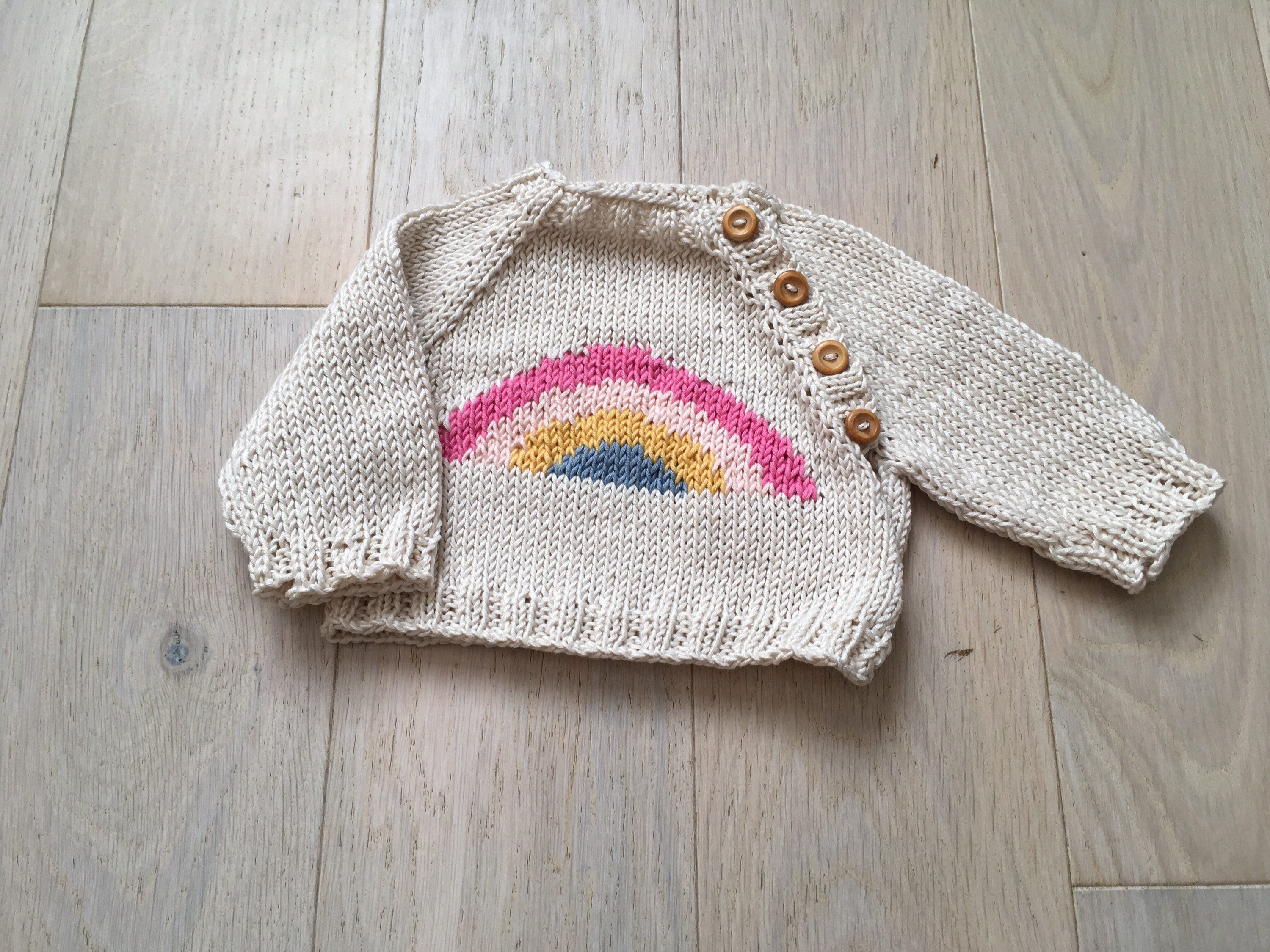 etsy rainbow jumper
