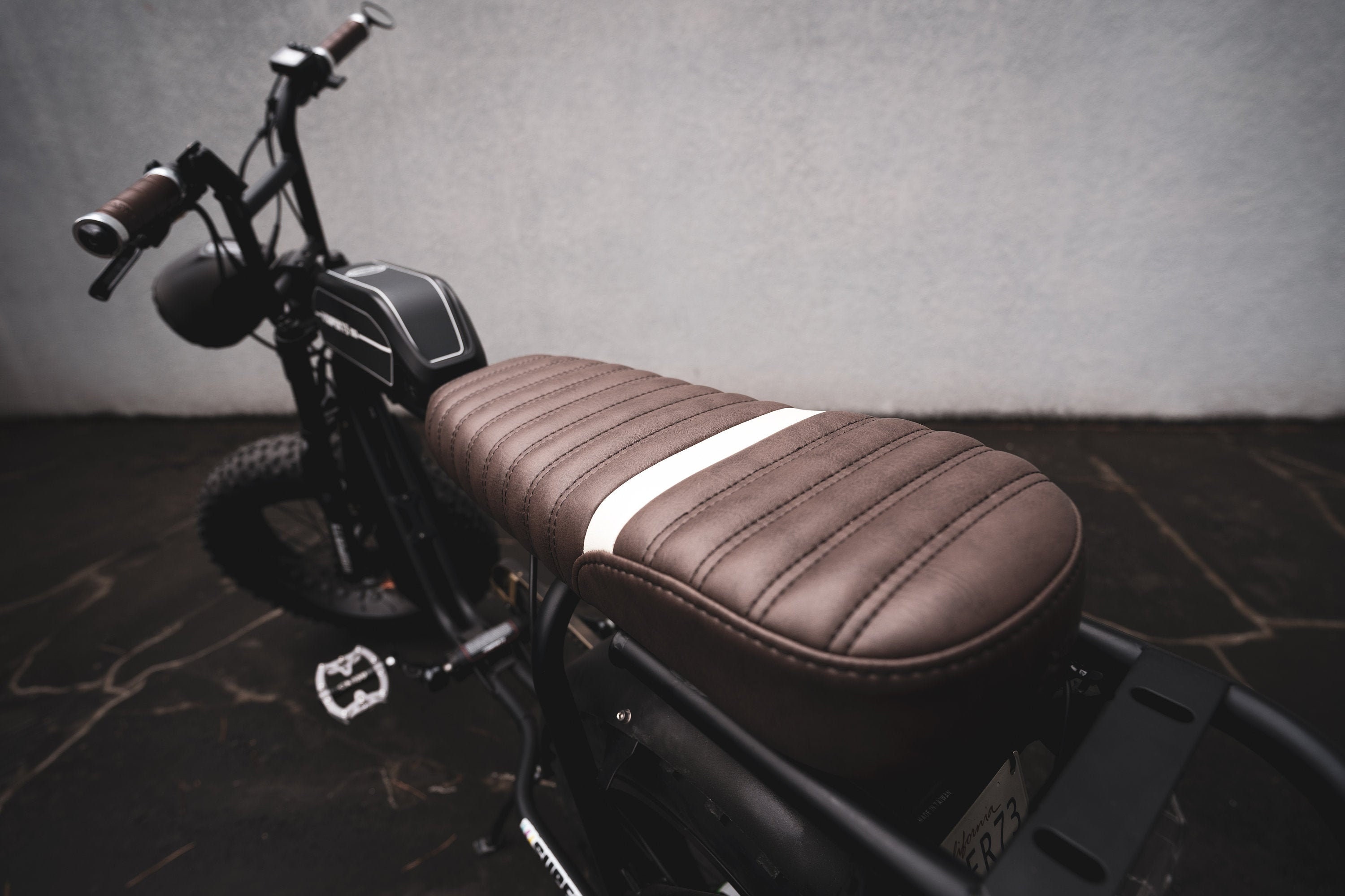 Brown Synthetic Leather Seat for 