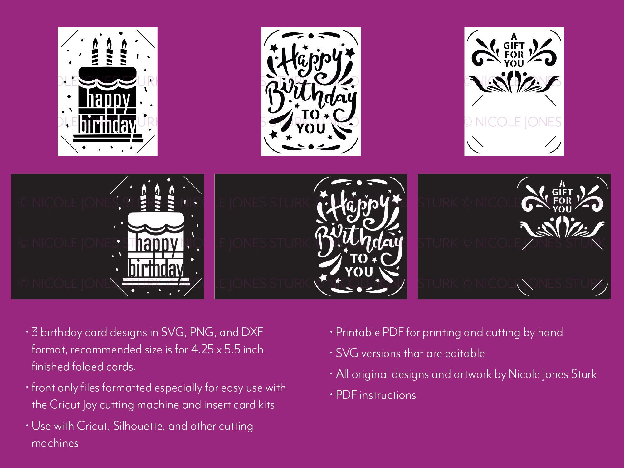 Free Free Birthday Card Svg Bundle 53 SVG PNG EPS DXF File