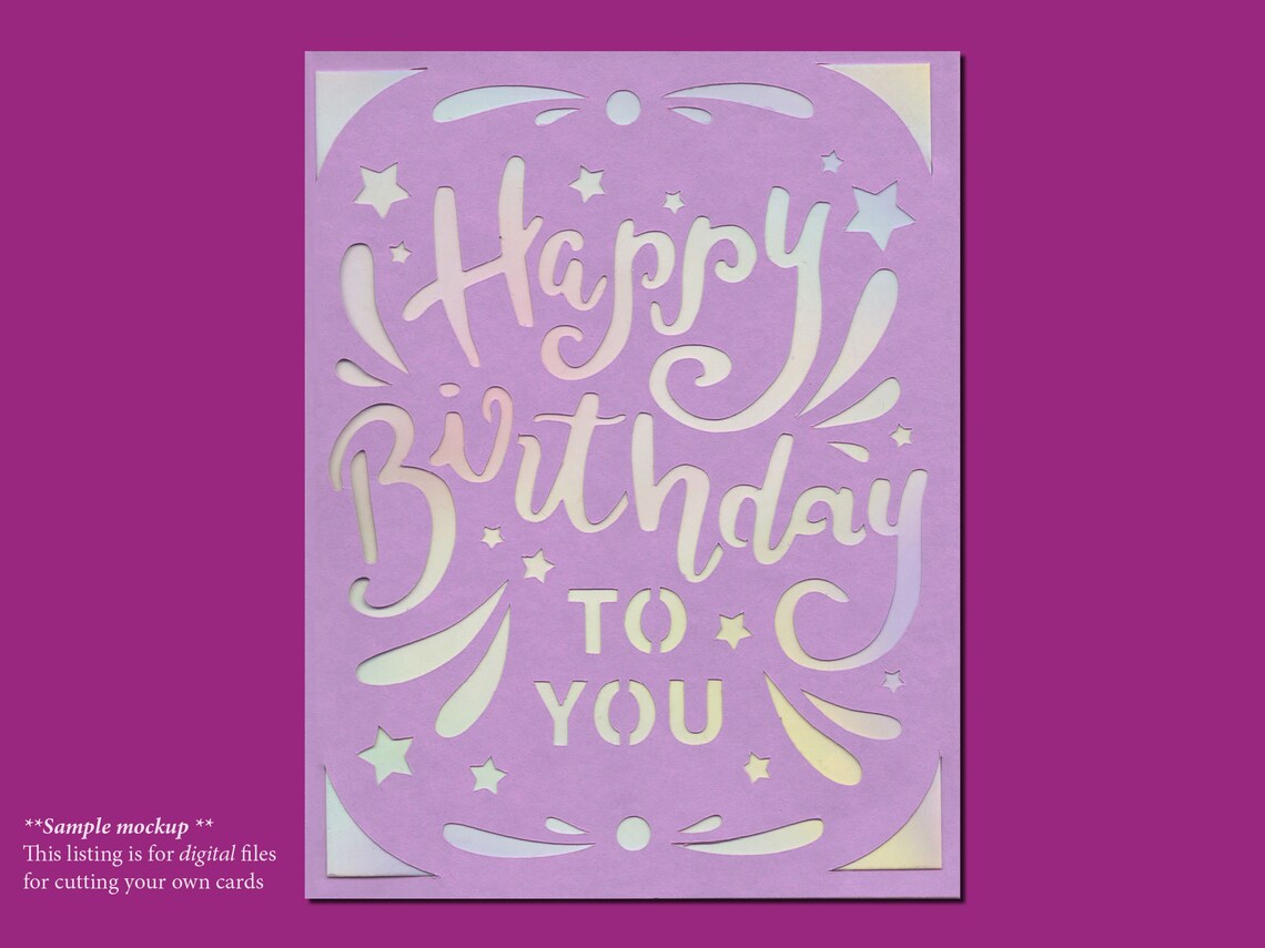 Free Free Birthday Card Svg Bundle 53 SVG PNG EPS DXF File