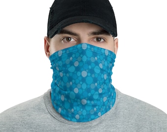 Blue Dots Neck Gaiter