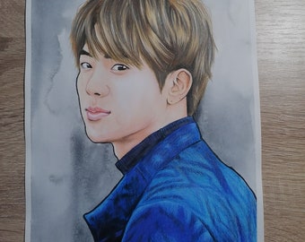 絵画　BTS　韓国アイドル　クレヨン画 6,454 Me gusta, 140 comentarios - 밍기적그린