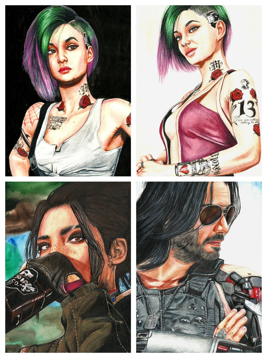 サイバーパンク2077 カスタムポートレートでVを表現