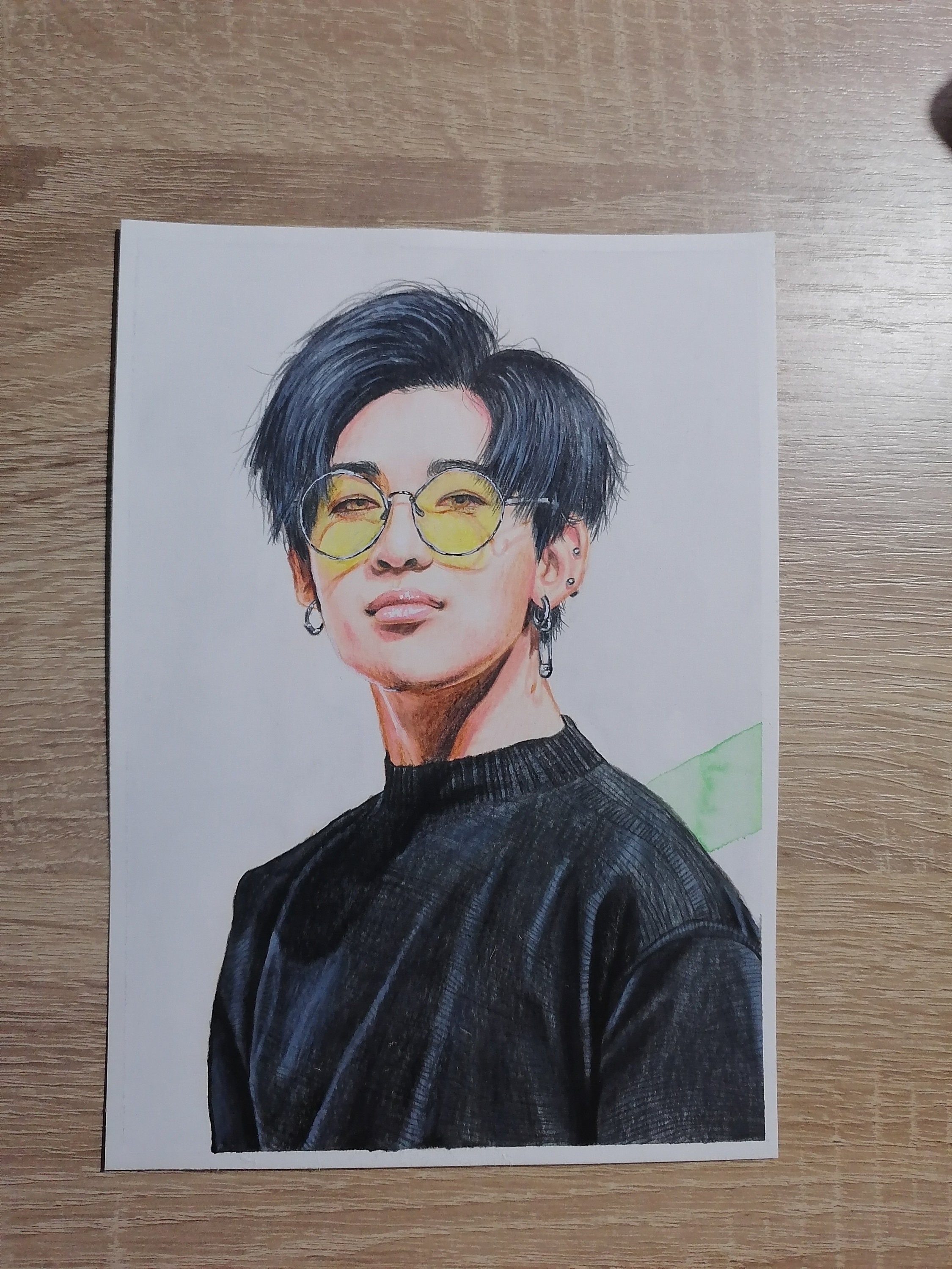 GOT7 Bambam Portrait Handmade Drawing Kpop Wall Art Decor - Etsy