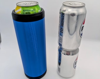 Soporte doble para latas Tactical Reload / Funda para bebidas doble apilada impresa en 3D