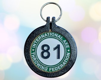 EDC Challenge Coin Holder – Secure 2 Inch Coin Keychain (Both Sides Visible)