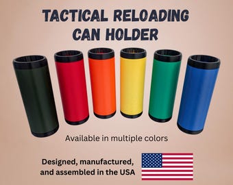 Dual Can Tactical Reload Drink Holder | Quick Bottom Load 12oz & 16oz Can Sleeve