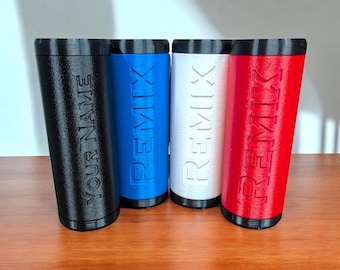 Custom Double Tactical Reload Can Holder | Personalized 3D Printed Beerzooka Stacked Drink Sleeve