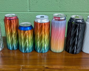 3D Printed Plastic Can Cooler: 12oz Short, 12oz Slim, 16oz Tall