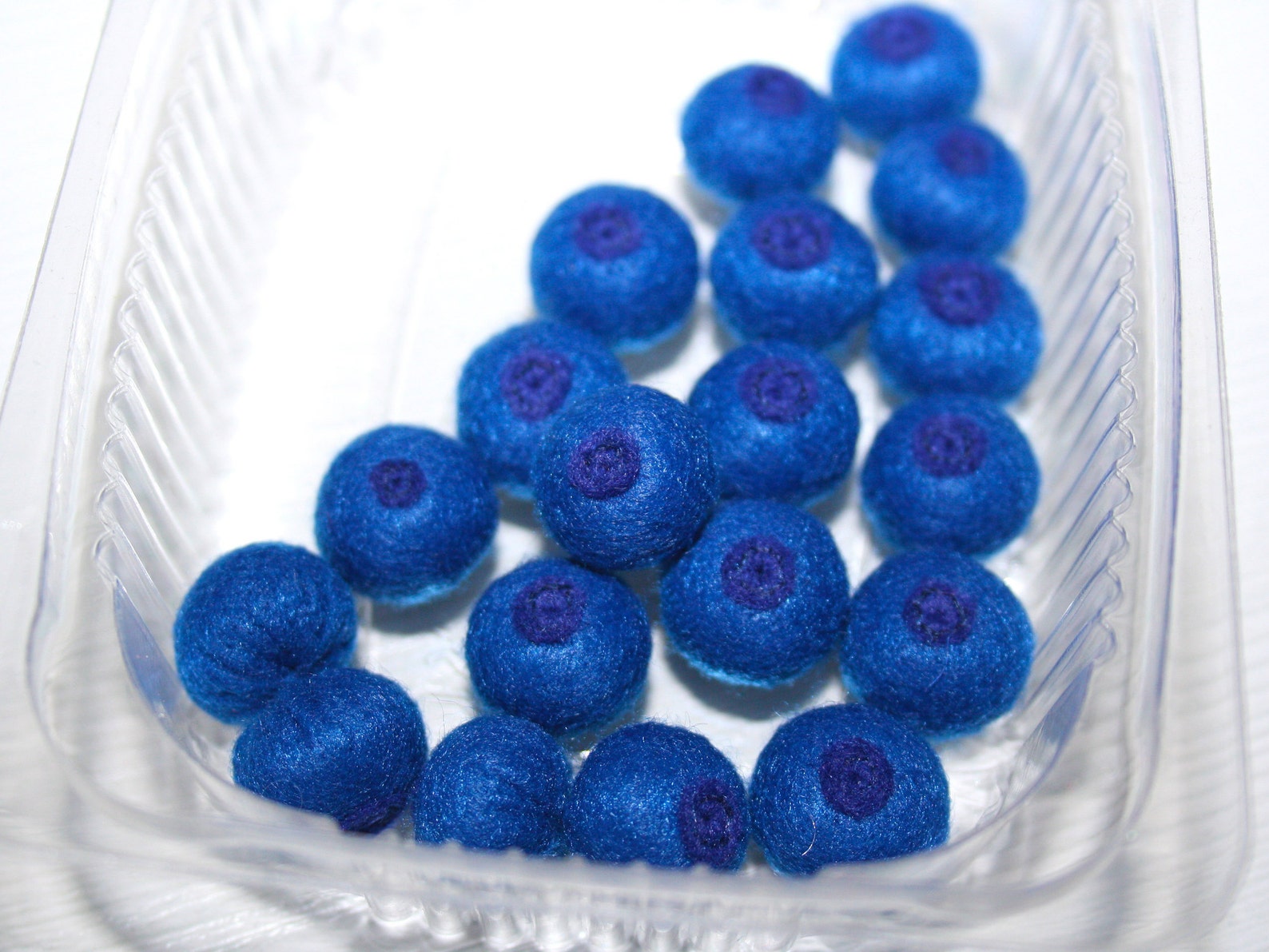 Play Kitchen Blueberries Toys Felt Blueberries Felt Fruits Etsy