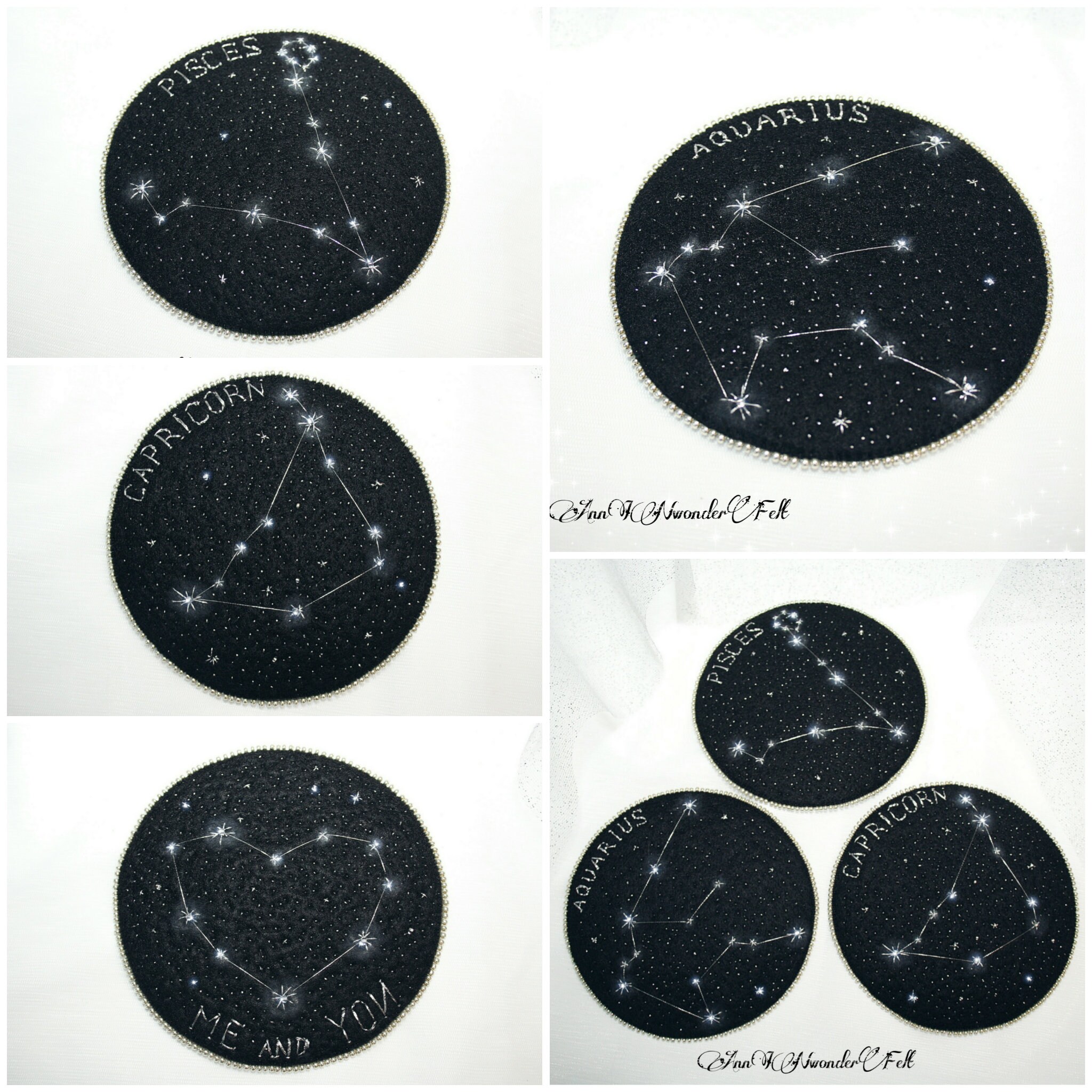 Custom Stars Coasters Constellation coasters Coffee Table Etsy