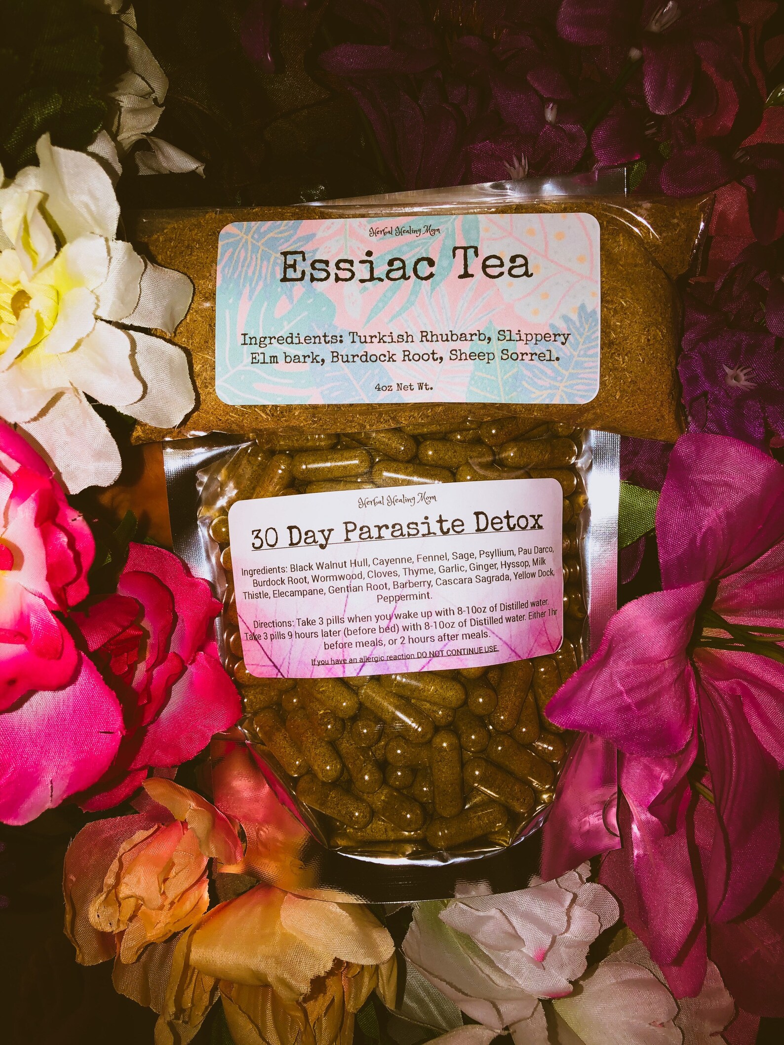 30 Day Full Body Parasite Detox With Essiac Detox Tea Etsy