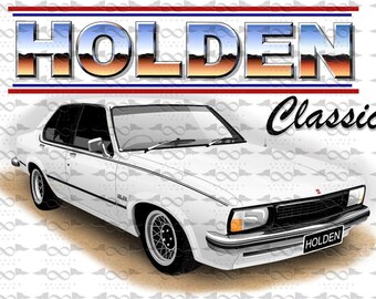 Holden UC Torana Sedan WHITE flag/banner 150cm x 90cm NEW