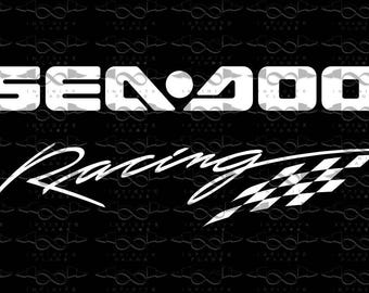 Bandera/estandarte SEA DOO RACING 150 cm x 90 cm nuevo