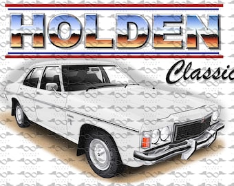 Holden HZ Premier Sedan WHITE flag/banner 150cm x 90cm NEW