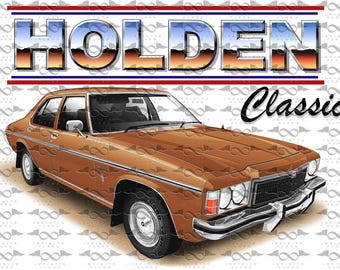 Holden HZ Premier Sedan BROWN/COPPER flag/banner 150cm x 90cm new