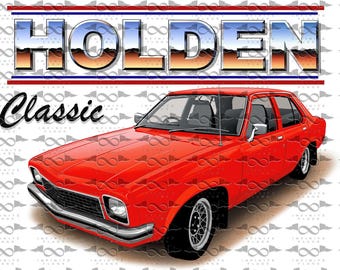 Holden LH Torana Sedan RED flag/banner 150cm x 90cm NEW