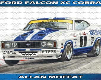 Allan Moffat Bathurst 1978 Ford Falcon XC Coupe flag 150cm x 90cm NEW