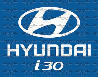 Bandera/bandera automotriz con el logotipo de Hyundai i30, 150 cm x 90 cm, NUEVA.