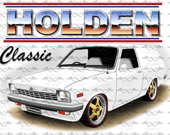 Holden TD Gemini Panel Van WHITE flag/banner 150cm x 90cm NEW