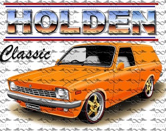 Holden TD Gemini Panel Van ORANGE flag/banner 150cm x 90cm NEW