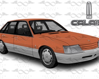 Holden VK Calais Sedan BROWN/COPPER flag/banner 150cm x 90cm new