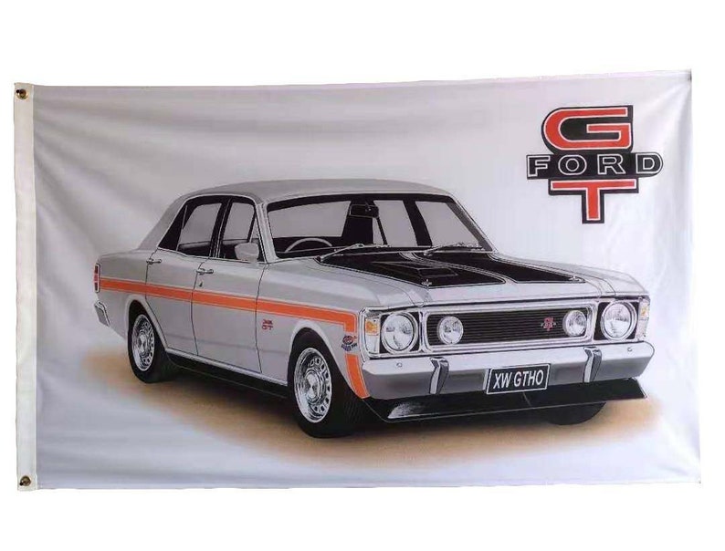Ford Falcon XWGT SILVER Flag/banner 150cm X 90cm New Etsy Australia