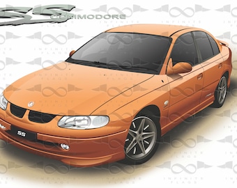 Holden Commodore VT SS Tiga Mica flag/banner 150cm x 90cm NEW