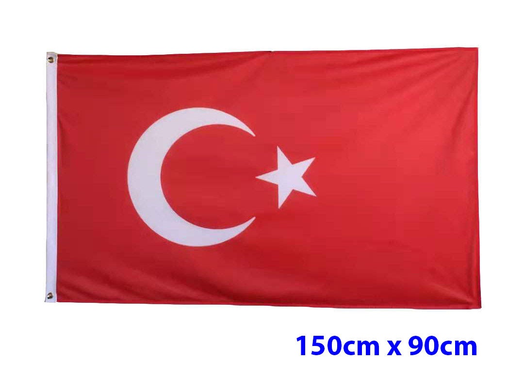 Turkey Turkish National Flag 150cm X 90cm NEW 