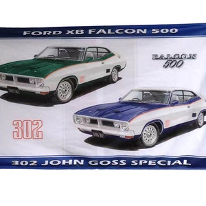 Ford Falcon XB Coupe John Goss Special 2 car flag/banner 150cm x 90cm NEW image 2