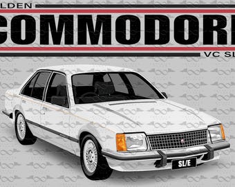 Holden VC Commodore SL/E Sedan WHITE flag/banner 150cm x 90cm New