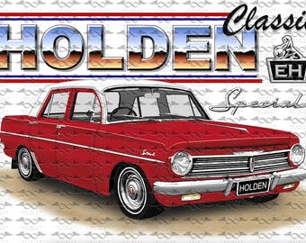 Holden EH Special Sedan RED flag/banner 150cm x 90cm NEW
