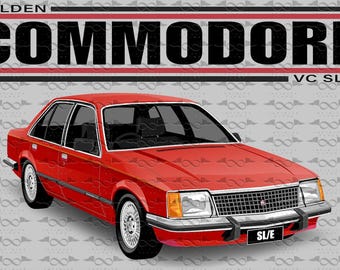 Holden VC Commodore SL/E Sedan RED flag/banner 150cm x 90cm New