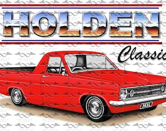 Holden HR Ute RED flag/banner 150cm x 90cm NEW