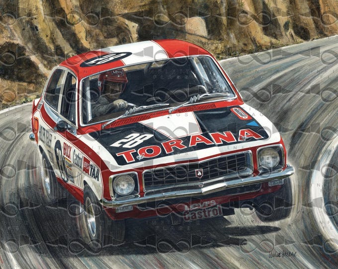 Featured listing image: 1972 Bathurst Holden Torana XU1 Peter Brock Flag Banner - Motorsport Decor - 150cm x 95cm