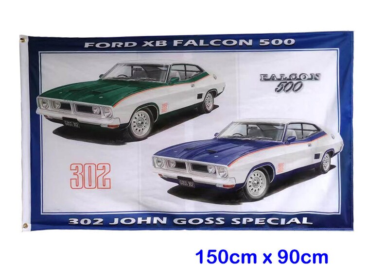 Ford Falcon XB Coupe John Goss Special 2 car flag/banner 150cm x 90cm NEW image 3