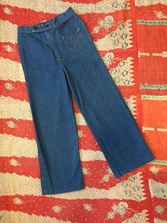 1970's wide leg jeans