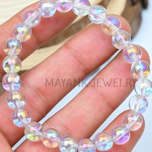 Angela Aura Quartz Beads Gemstone Bracelet