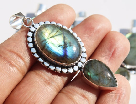 Double stone deals pendant