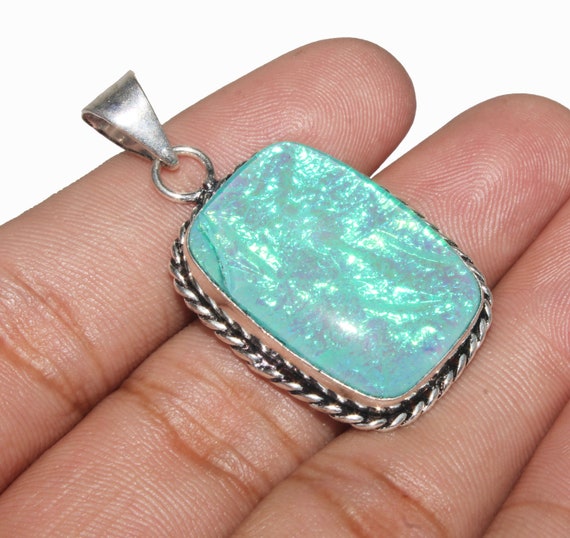 Gioielli Con Pietre Preziose In Opale Tripletta Australiano, Ciondolo - Foto 4