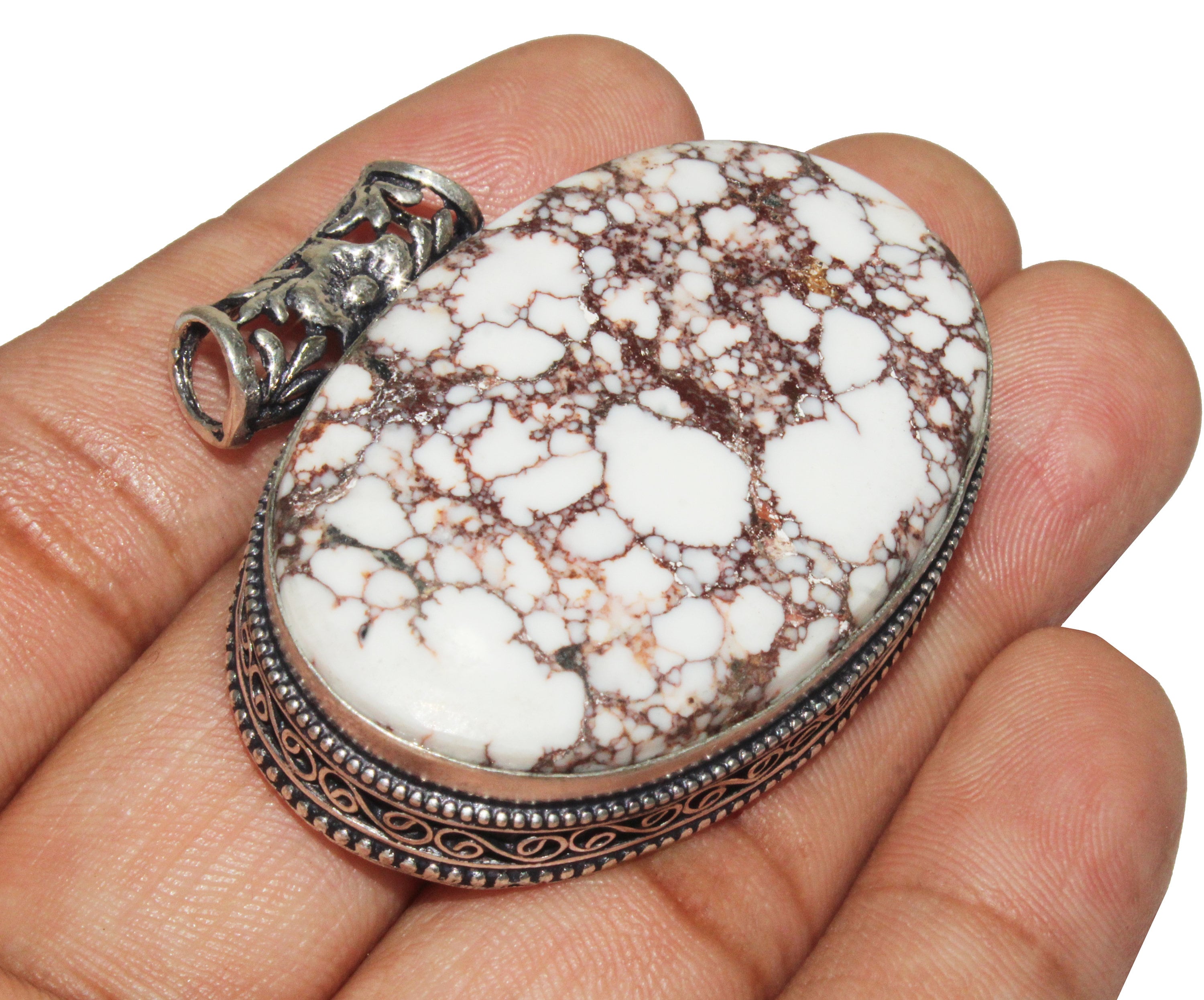 Wild Horse Jasper Gemstone Pendant, Gift for Her, Handmade Pendant