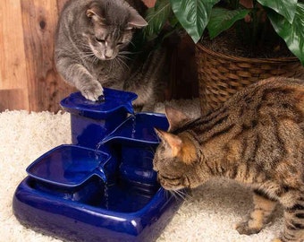 ceramic cat feeder