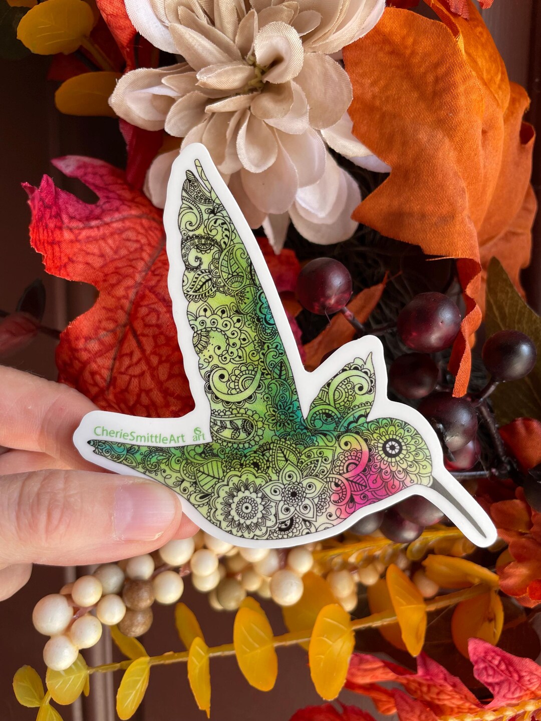 Hummingbird Sticker | Bird Sticker - Etsy