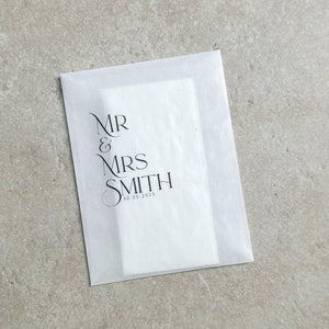 Any Design Personalised Wedding Tissue Packs Pre-Filled with Tissues Wedding Confetti Packs Happy Tears Confetti Packs Tissue Packets