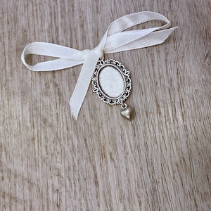 Wedding Bouquet Memory Photo Charm | Wedding Bouquet Memorial Charm | Resin Cover