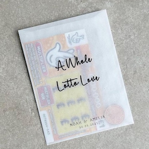 Tout modèle de mariage personnalisé | Lots de cartes à gratter personnalisées pour mariage | Larmes de joie | Paquets de mouchoirs en papier | Porte-cartes à gratter